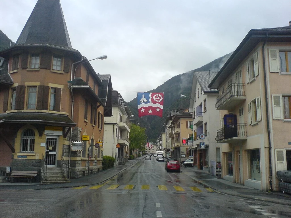 Centre du village de Chippis – service de taxi local